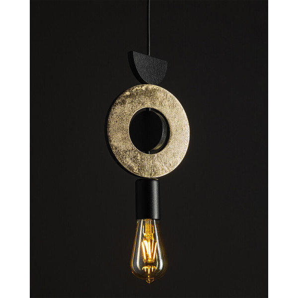 Подвесной светильник, люстра Nowodvorski 11180 Drops Wood F E27 1x25W IP20 черный - фото №1