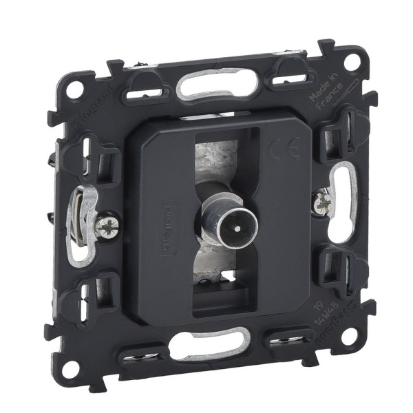 Механизм розетки TV проходная Legrand Valena In`Matic