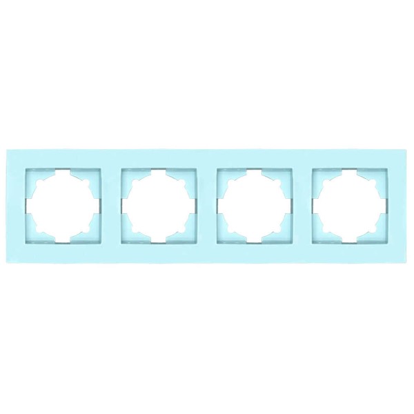 Рамка ELBI VEGA Colorline морская волна 4-на (510-011910-228)