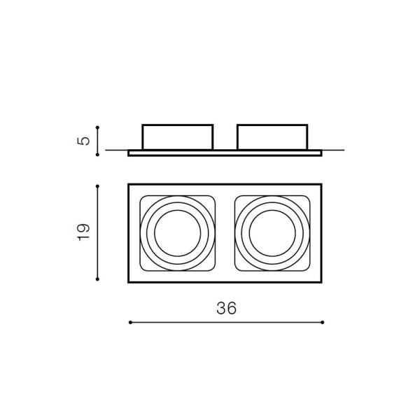 Точечный светильник Azzardo AZ0794 SISTO (GM2202) - фото №1