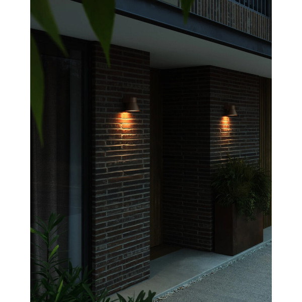 Вуличний світильник Nordlux 2318071009 Kyklop Cone GU10 1x25W IP54 коричневий - фото №1