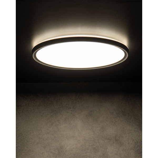 Светильник потолочный Kanlux 31501 AZPO LED 1x11.8W 4000K 1260Lm IP54 черный - фото №1