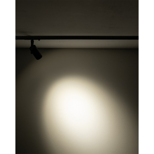 Магнитный трековый светильник Nowodvorski 11715 NANO-LVM Spot Zoom LED 1x7W 3000K 300Lm IP20 черный - фото №2