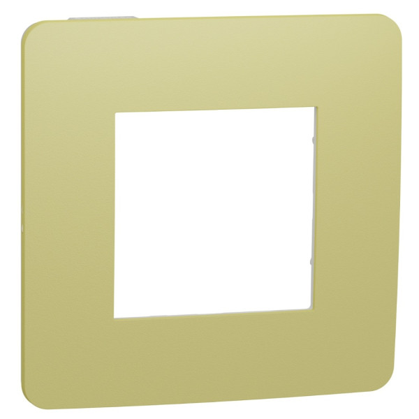 Однопостова рамка Schneider Electric NU280211 (зелене яблуко/білий)