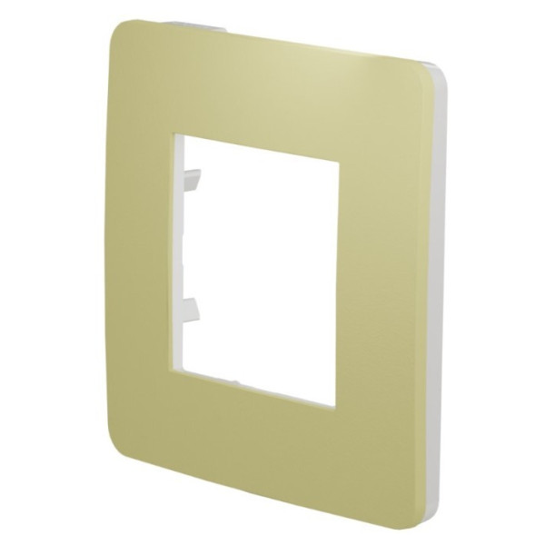Однопостова рамка Schneider Electric NU280211 (зелене яблуко/білий) - фото №3