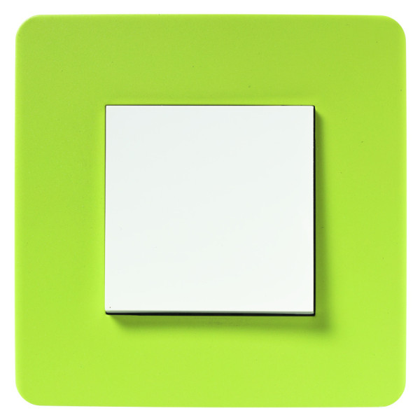 Однопостова рамка Schneider Electric NU280211 (зелене яблуко/білий) - фото №6