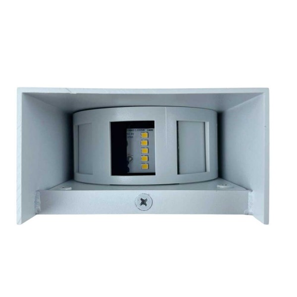 Светильник фасадный Violux JOKER 10W 4200K 750Lm ІР65 белый ( 500390 ) - фото №6