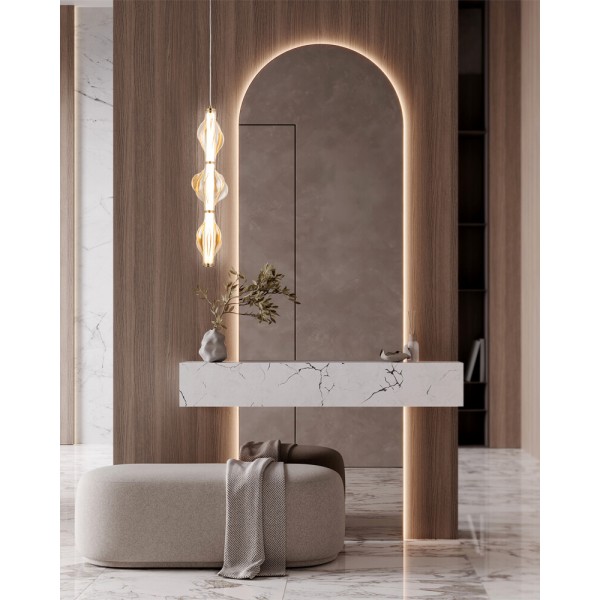 Подвесной светильник, люстра TK Lighting 18214 Elva LED 1x22W 3000K 2616Lm IP20 латунный - фото №1