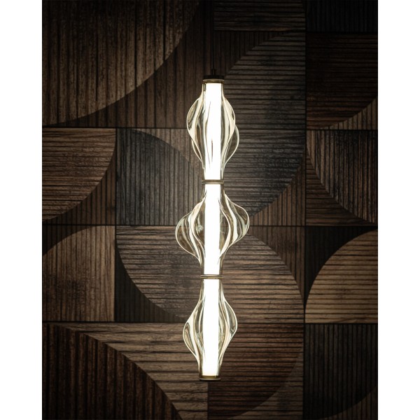 Подвесной светильник, люстра TK Lighting 18214 Elva LED 1x22W 3000K 2616Lm IP20 латунный - фото №2