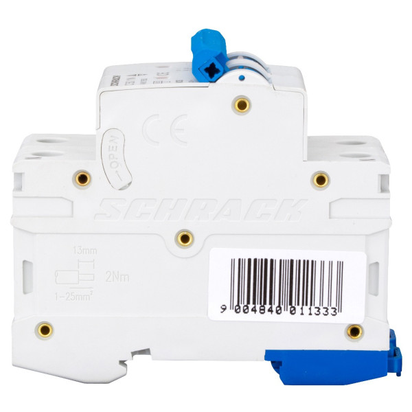 Автоматичний вимикач Schrack AM617650 6кА 50А 1P+N C - фото №2