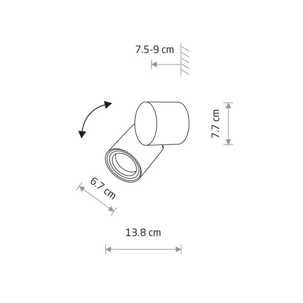 Вуличний світильник Nowodvorski 8160 Tubings GU10 1x10W IP54 чорний - фото №3