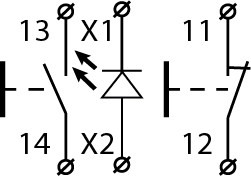 Тримісний пост Аско-Укрем XAL-D376 «Старт-Стоп-Сигнал» (A0140020070) - фото №5