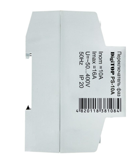 Автоматичний перемикач фаз DigiTOP PS-10A 10А - фото №3