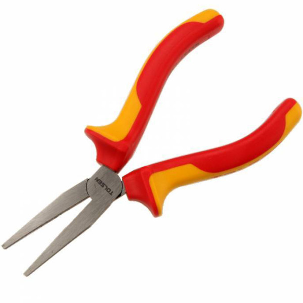 Прямі діелектричні плоскогубці Tolsen V16046 Premium VDE 160мм - фото №1