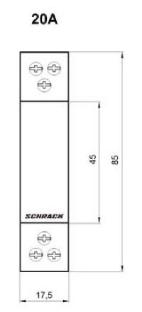 Контактор 20А 1НО+1НЗ 24В AC, Schrack - фото №1