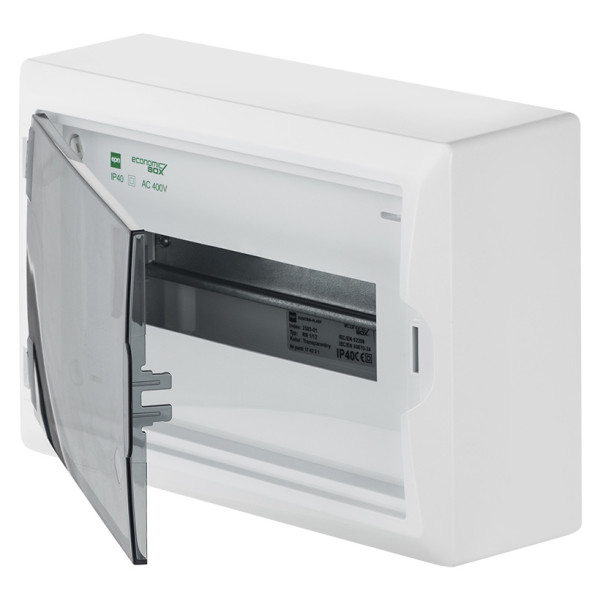 Настінний щиток Elektro Plast 2503-01-RN1/12 (N+PE) EP LUX IP40 (2503-01) - фото №1
