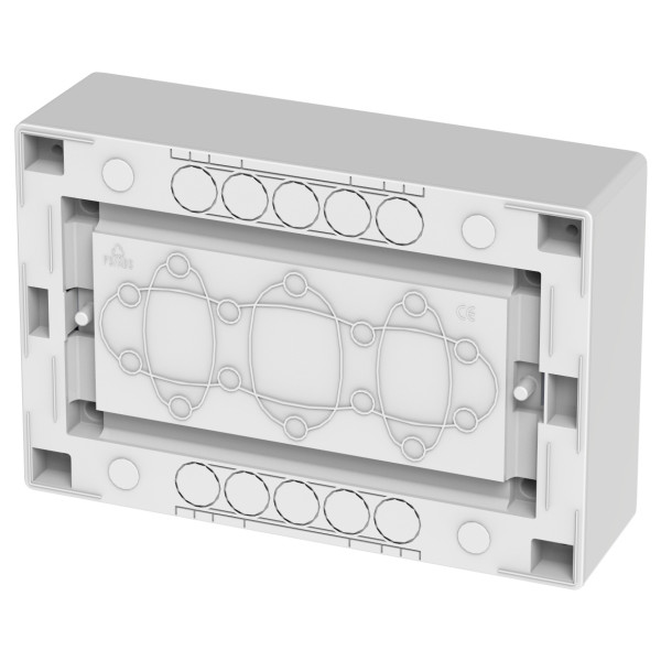 Настінний щиток Elektro Plast 2503-01-RN1/12 (N+PE) EP LUX IP40 (2503-01) - фото №3