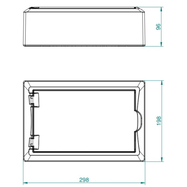Настінний щиток Elektro Plast 2503-01-RN1/12 (N+PE) EP LUX IP40 (2503-01) - фото №4