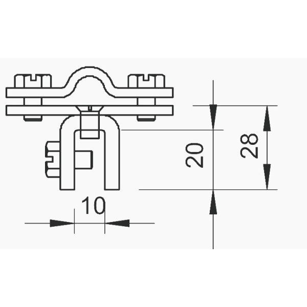 Фальцевий затискний блок OBO Bettermann (5317207) 270 43746 FT FT (40-60 мкм) - фото №2