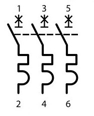 Модульный автоматический выключатель E.Next e.mcb.stand.45.3.B63 3р 63А В (s001032) - фото №6