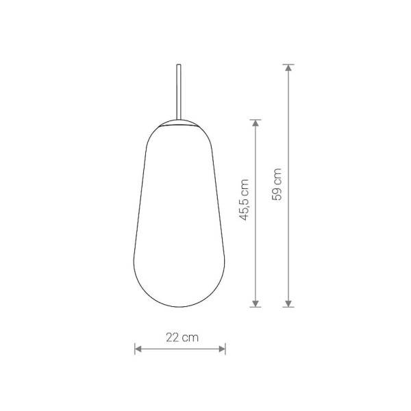 Абажур Nowodvorski 8532 Cameleon Pear L E27/G9 Transparent - фото №2