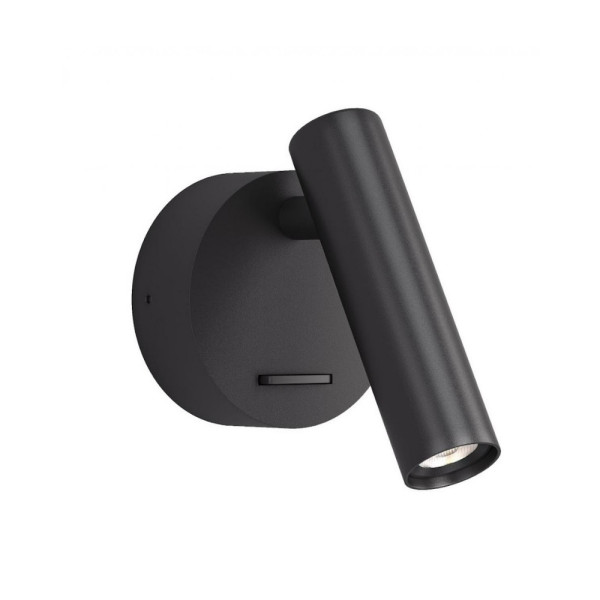 Бра, настінний світильник Kloodi WA-PIANO R110 Piano Led 1x3W 3000K 120Lm IP20 Bk