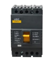 Автоматичний вимикач UEC PCB32 3Р 25А 25кА (MCCB-PCB-32-3-0025) - фото №2