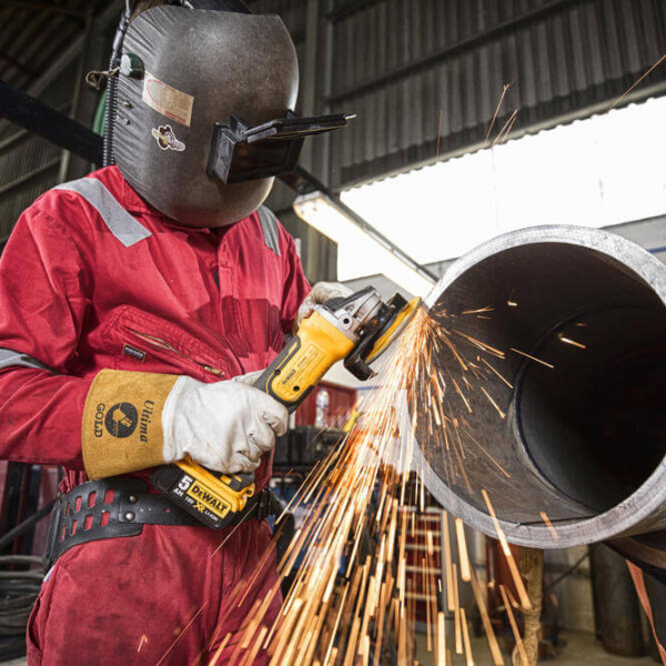 Кутова акумуляторна безщіткова шліфмашина DeWALT DCG405P3 XR Li-lon 18В Ø125мм 9000об/хв - фото №5