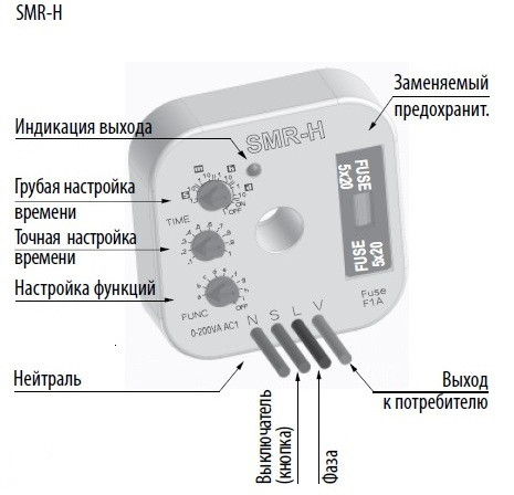 Реле времени SMR-H/230V, ELKOep - фото №1