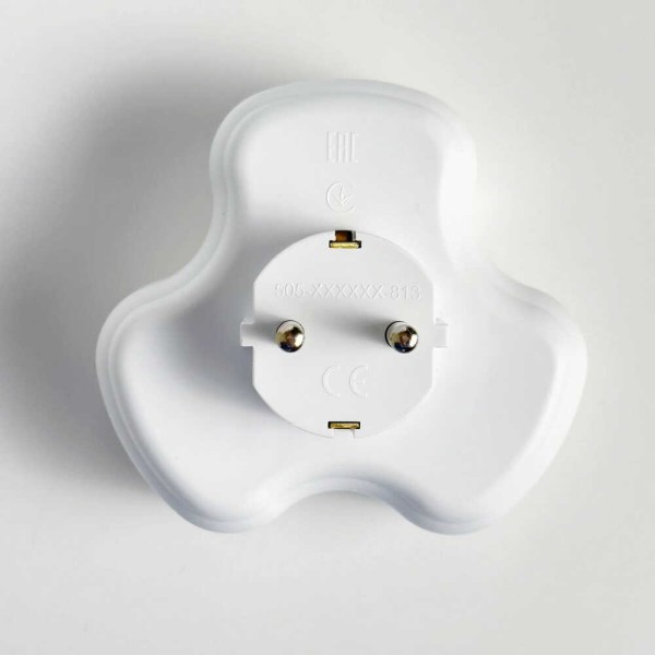 Трійник EL-BI з заземленням DELTA ( 505-001000-813 ) - фото №1