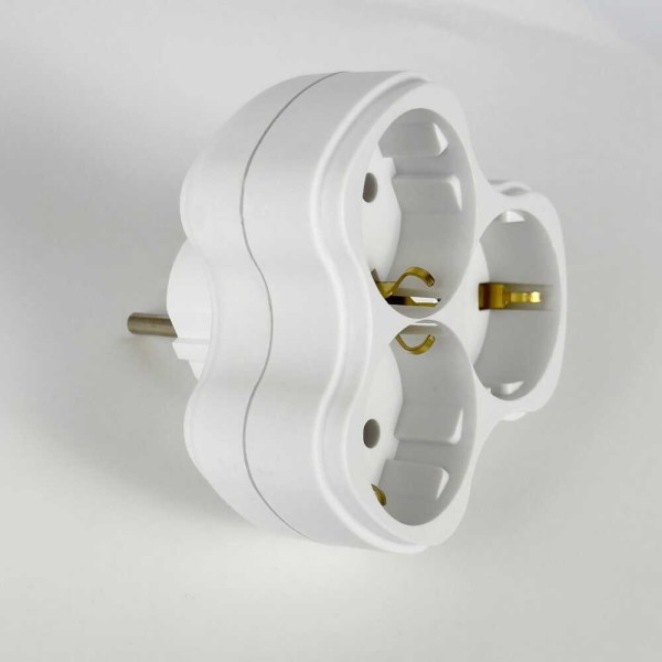 Трійник EL-BI з заземленням DELTA ( 505-001000-813 ) - фото №2