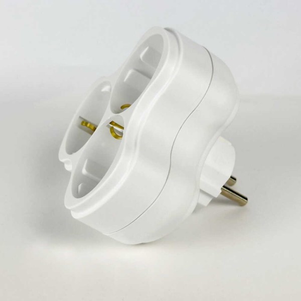 Трійник EL-BI з заземленням DELTA ( 505-001000-813 ) - фото №3