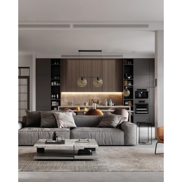 Подвесной светильник, люстра Nowodvorski 9363 Monaco E27 2x25W IP20 черный - фото №1