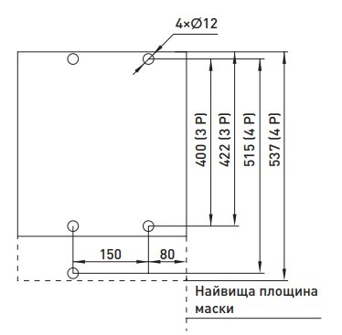 Воздушный автоматический выключатель E.Next e.industrial.acb.3200F.3200 400В 3Р с мотор-приводом и РН (i081117) - фото №4