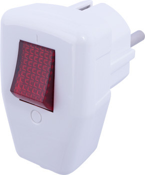 Кутова вилка E.Next e.plug.angle.009.16 16А із заземленням біла (s9100048)