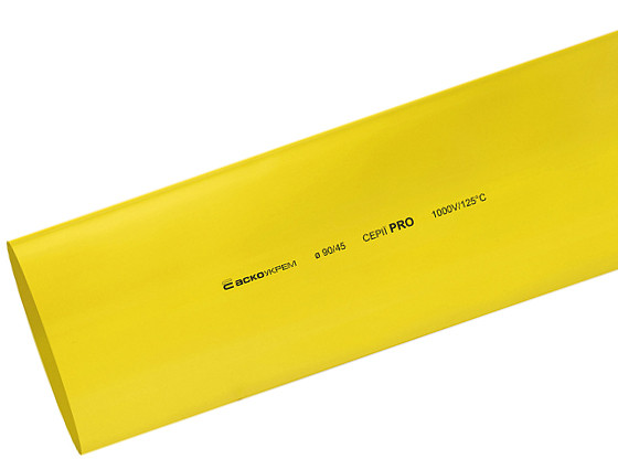 Термоусадочная трубка Аско-Укрем PRO Ø 90,0/45,0 желтая (A0150040627)