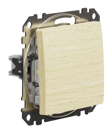Выключатель Schneider Electric Sedna Design & Elements береза SDD180101 - фото №1