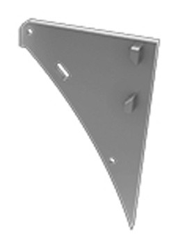 Заглушка Lumines для типа LOGI с отверстием правая серебро