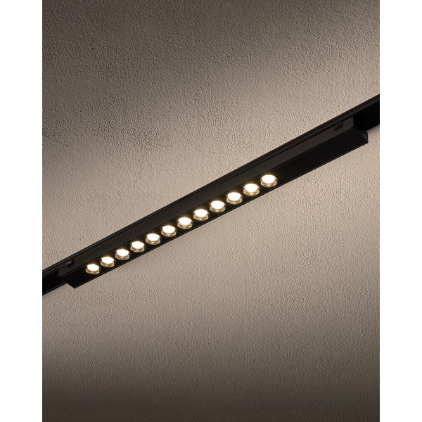 Магнітний трековий світильник Nowodvorski 11305 UT-LVM Focus LED 1x12W 3000K 1000Lm IP20 чорний - фото №1