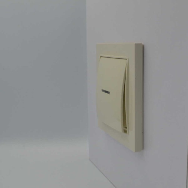 Вимикач Nilson Thor кремовий 1кл з пвдсвіткою ( 27121002 ) - фото №2