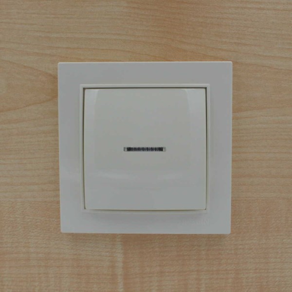 Вимикач Nilson Thor кремовий 1кл з пвдсвіткою ( 27121002 ) - фото №3