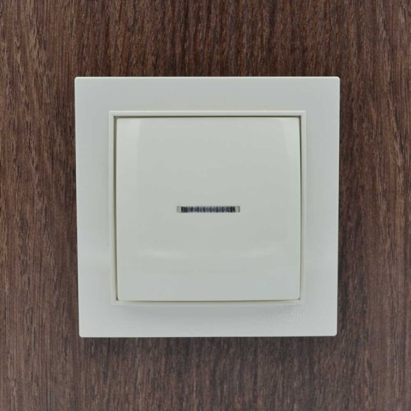 Вимикач Nilson Thor кремовий 1кл з пвдсвіткою ( 27121002 ) - фото №4