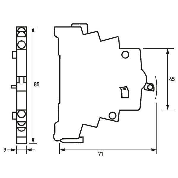 Додатковий контакт Doepke DHi 4 - фото №1