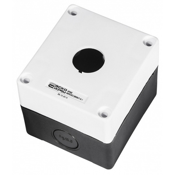 Корпус 1-местный Аско-Укрем HJ9-1 белый (A0140020033) - фото №3