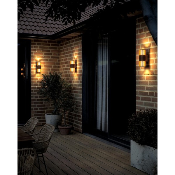 Вуличний світильник Nordlux 2418121261 Aludra E27 2x15W IP54 коричневий - фото №2