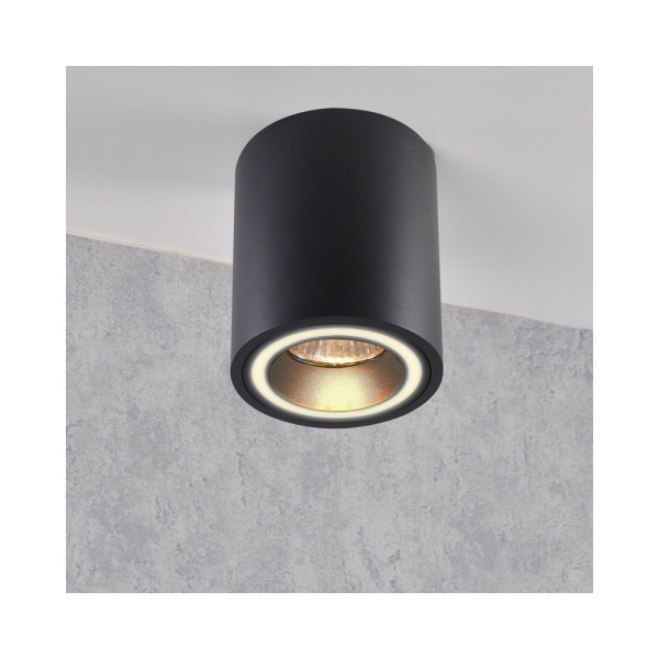 Точечный светильник Goldlux 323651 Falco GU10 1x10W IP20 BK - фото №3