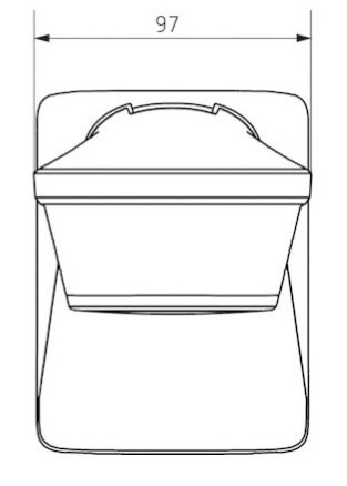 Датчик движения Theben theLUXA P220 BK - фото №4