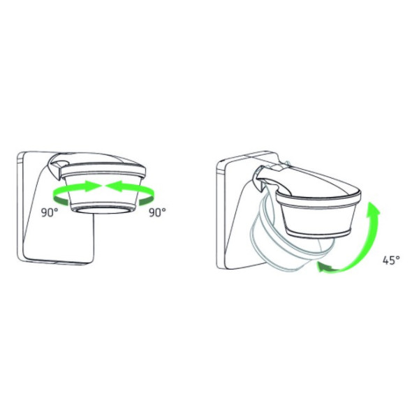 Датчик движения Theben theLUXA P220 BK - фото №7