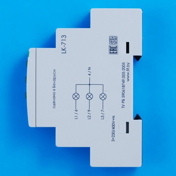 Сигнальна лампа F&F LK-713G 3х400/230В+N - фото №6