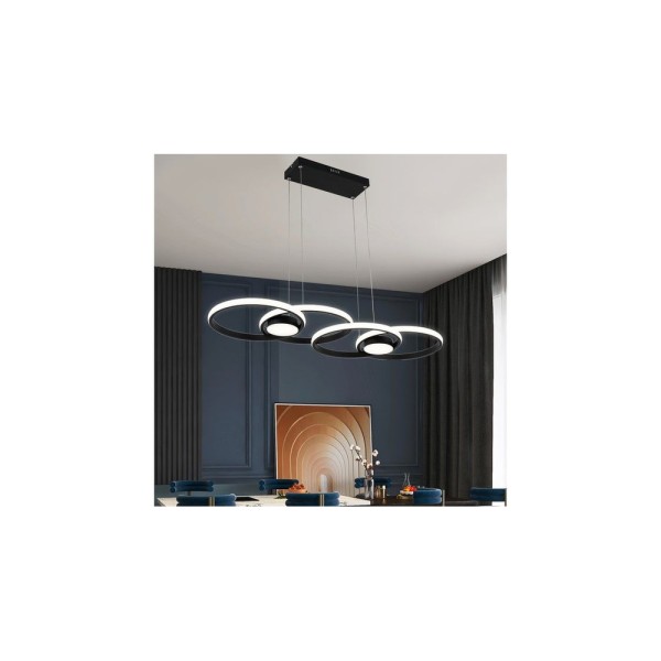 Підвісний світильник Reality 336301-30 Audia Led 1x48W 4000K 3840Lm IP20 Bl - фото №3